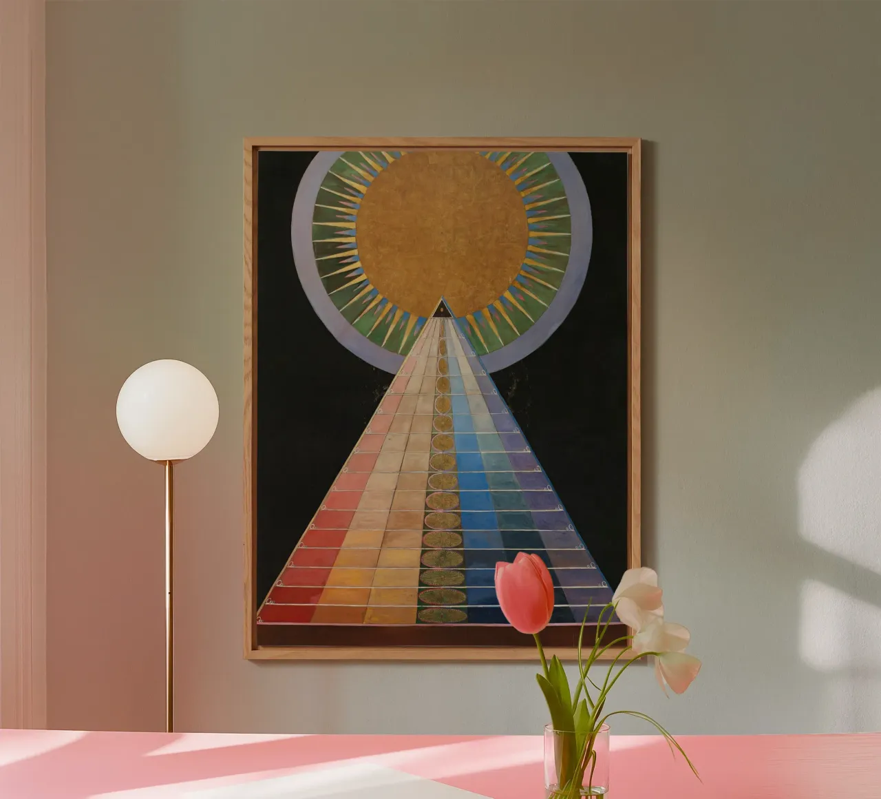 Hilma af Klint Retable n° 1 Groupe X (1915) alu dibond de Jolie Prints