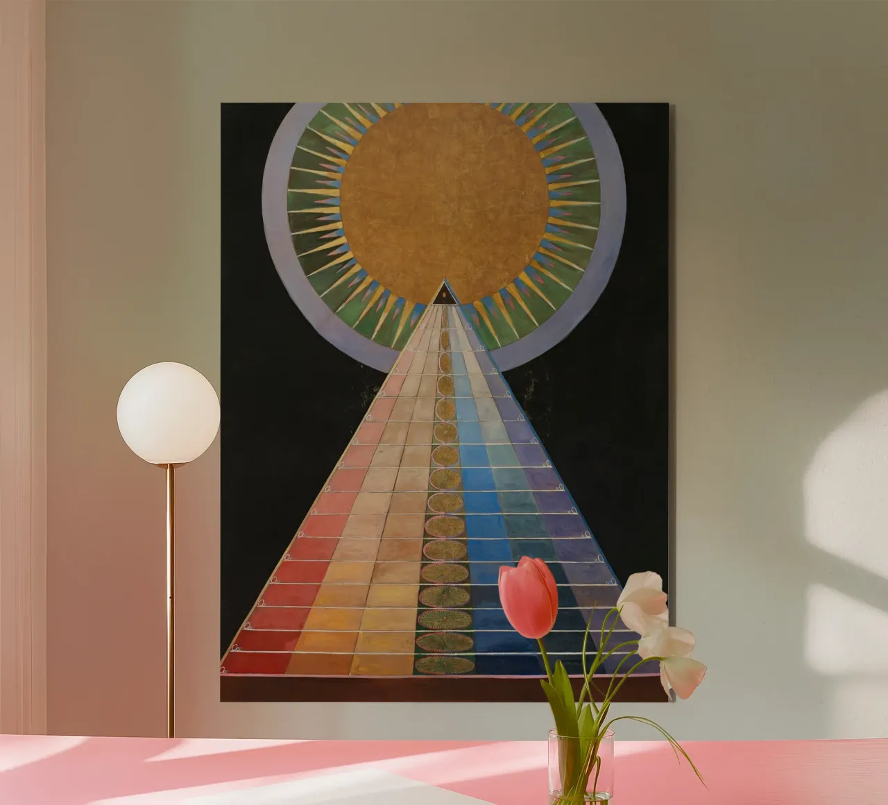 Hilma af Klint Retable n° 1 Groupe X (1915) alu dibond de Jolie Prints