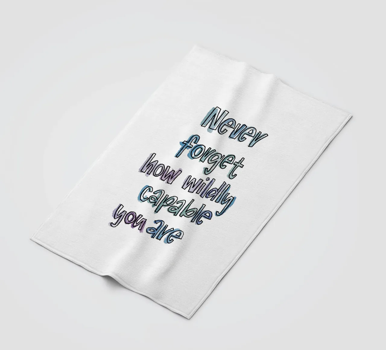 Wildly Capable Fleecedecke von Brushmeetspaper