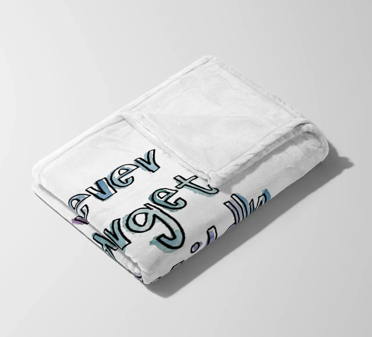 Wildly Capable Fleecedecke von Brushmeetspaper