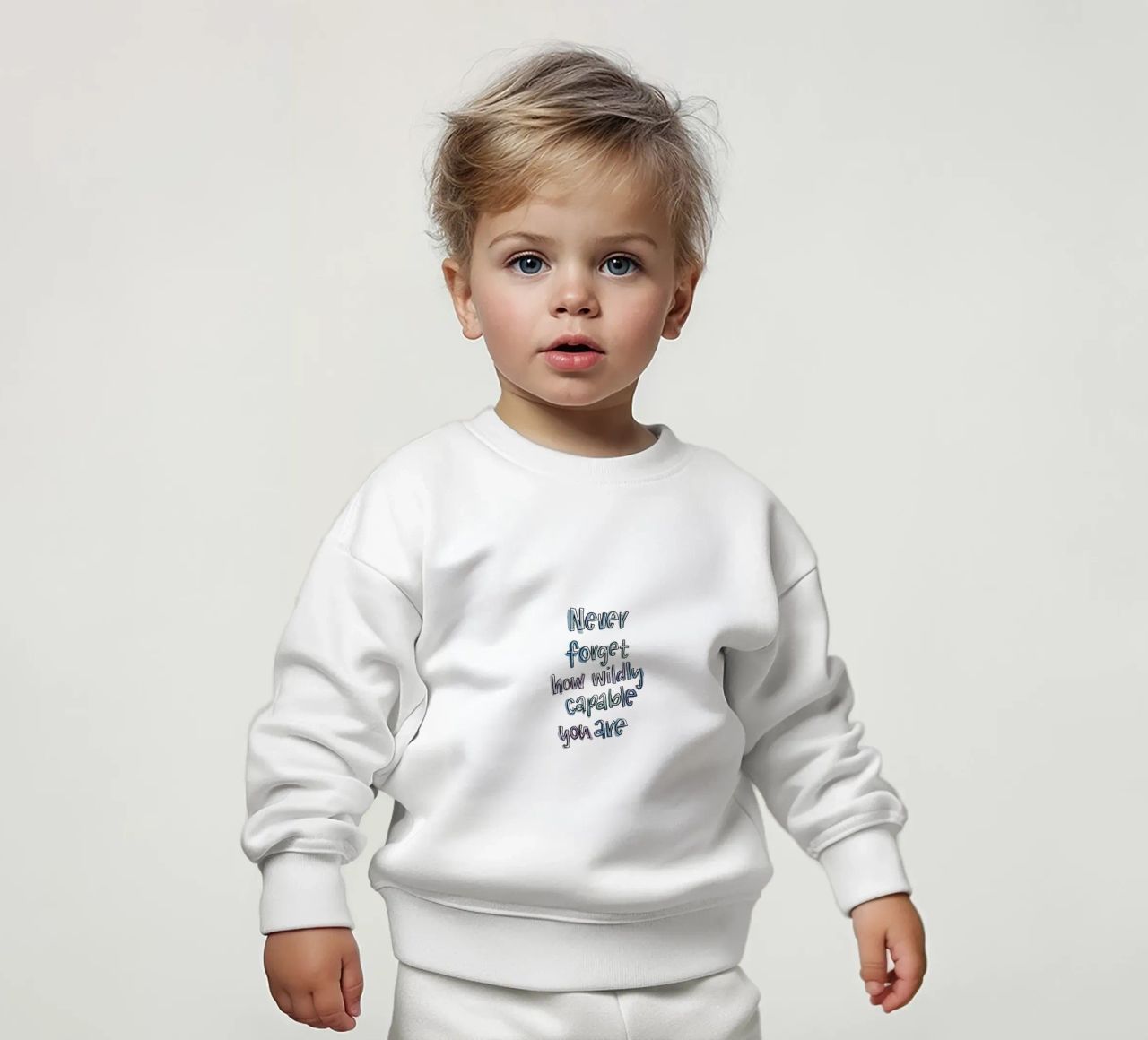 Wildly Capable felpa neonato da Brushmeetspaper
