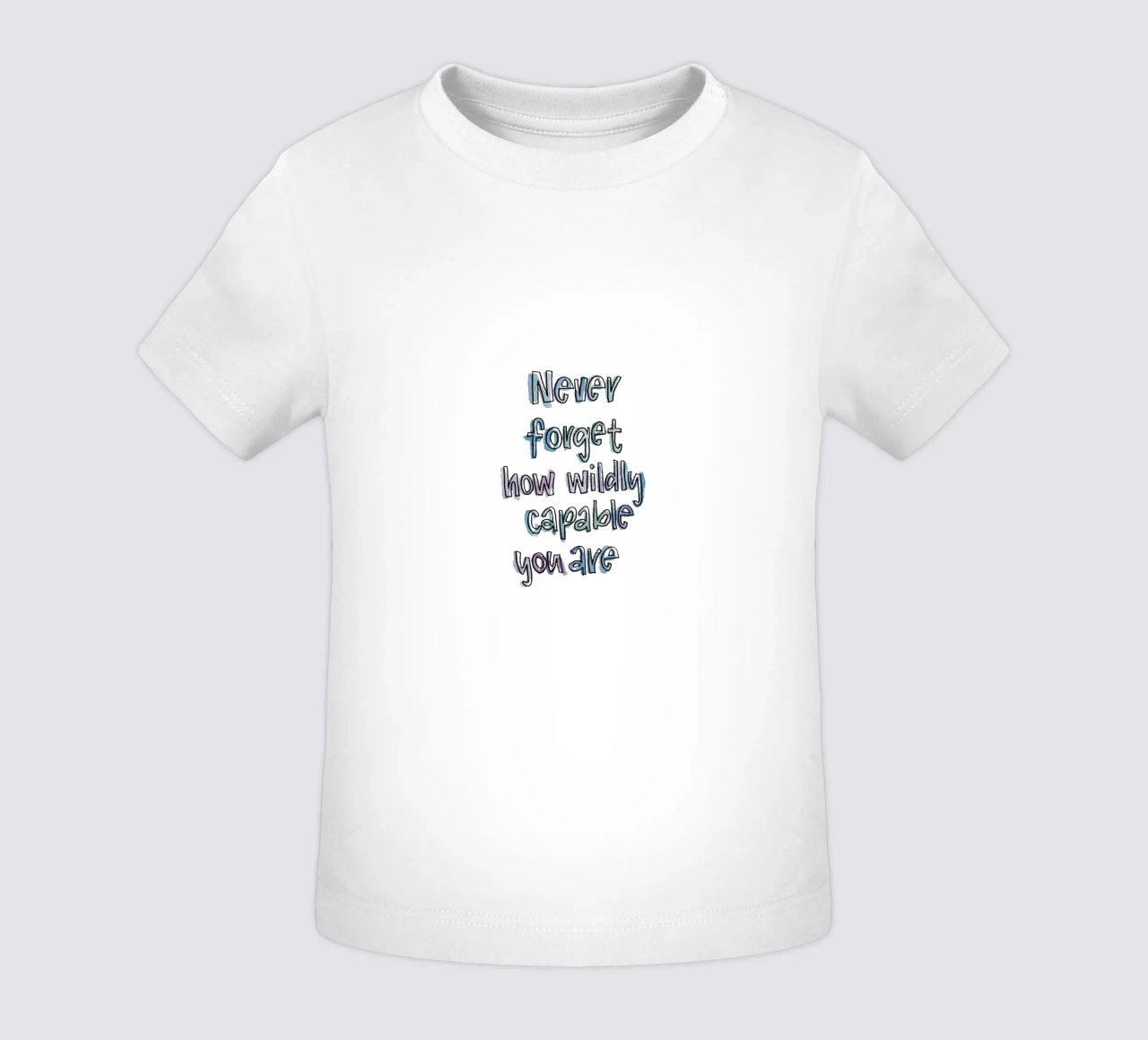 Wildly Capable maglietta neonato da Brushmeetspaper