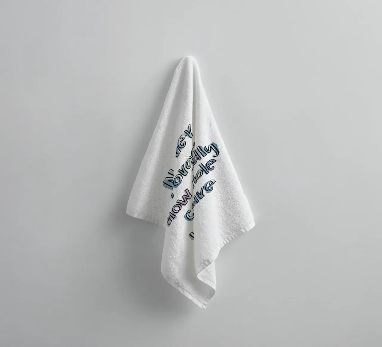 Wildly Capable asciugamano da bagno da Brushmeetspaper