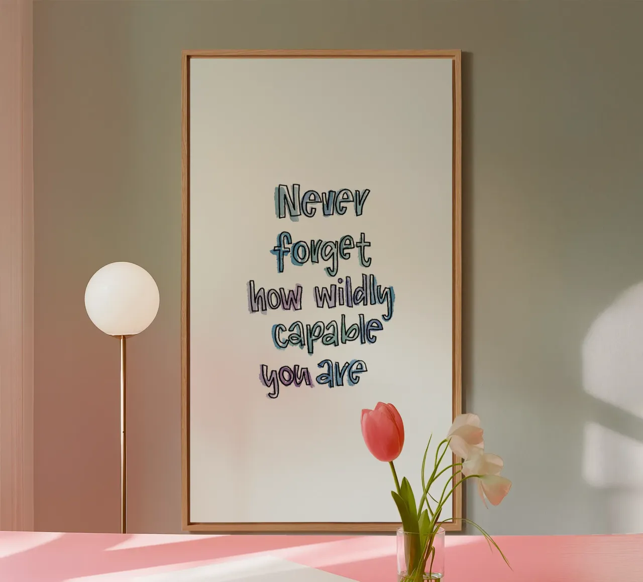 Wildly Capable alluminio dibond da Brushmeetspaper