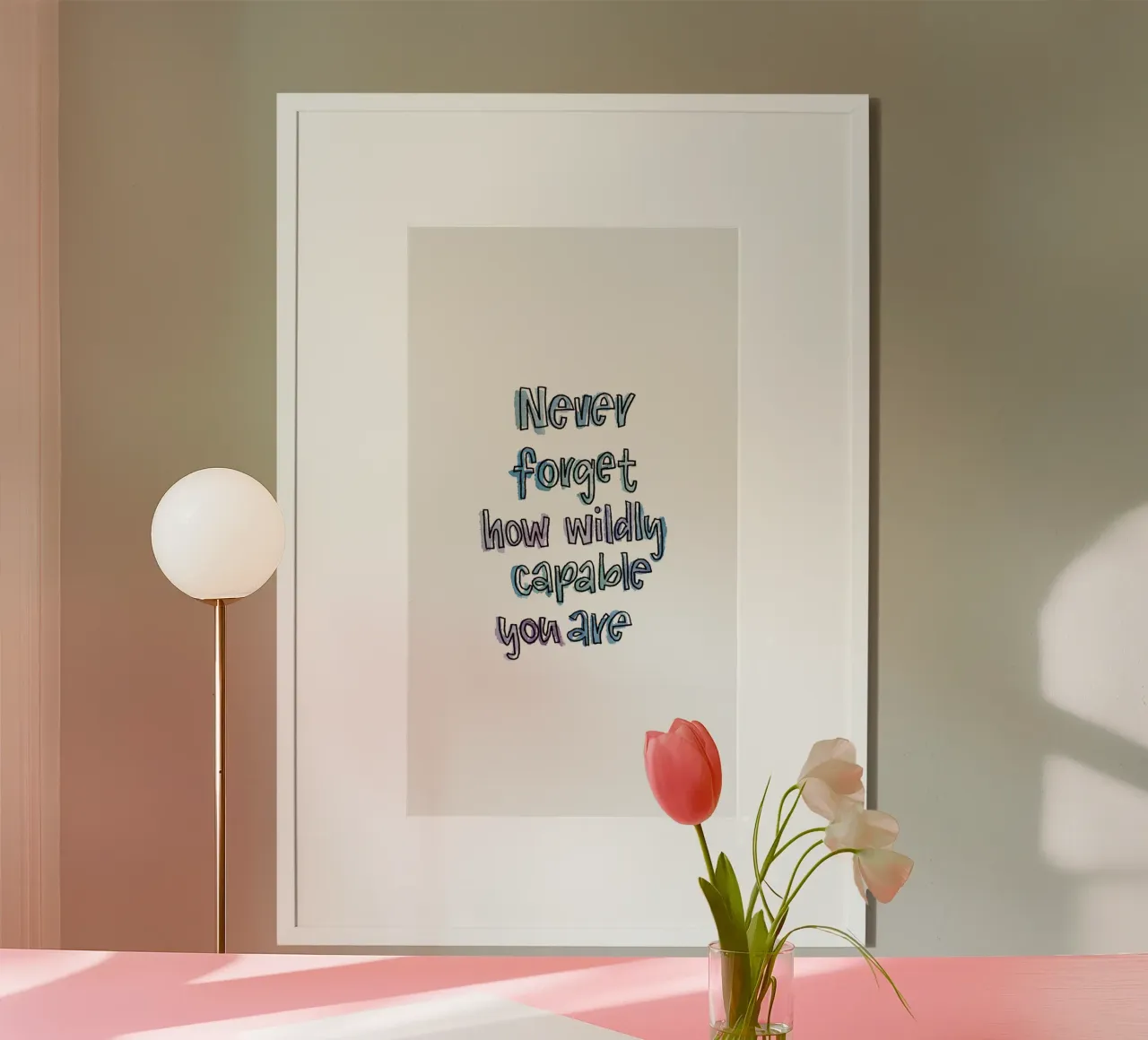 Wildly Capable poster da Brushmeetspaper