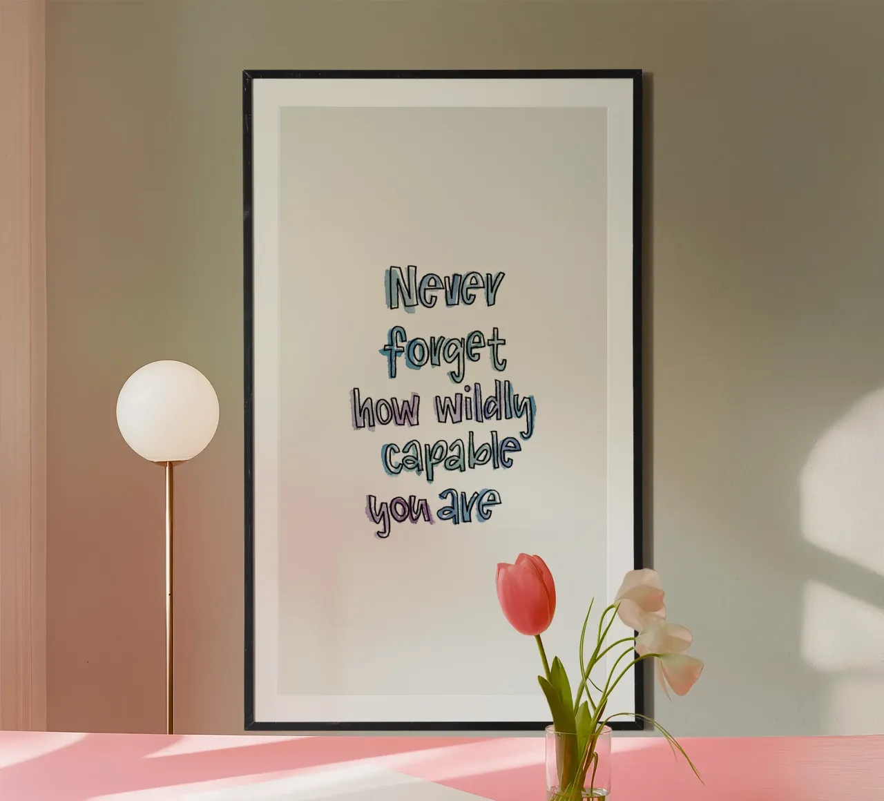 Wildly Capable poster da Brushmeetspaper