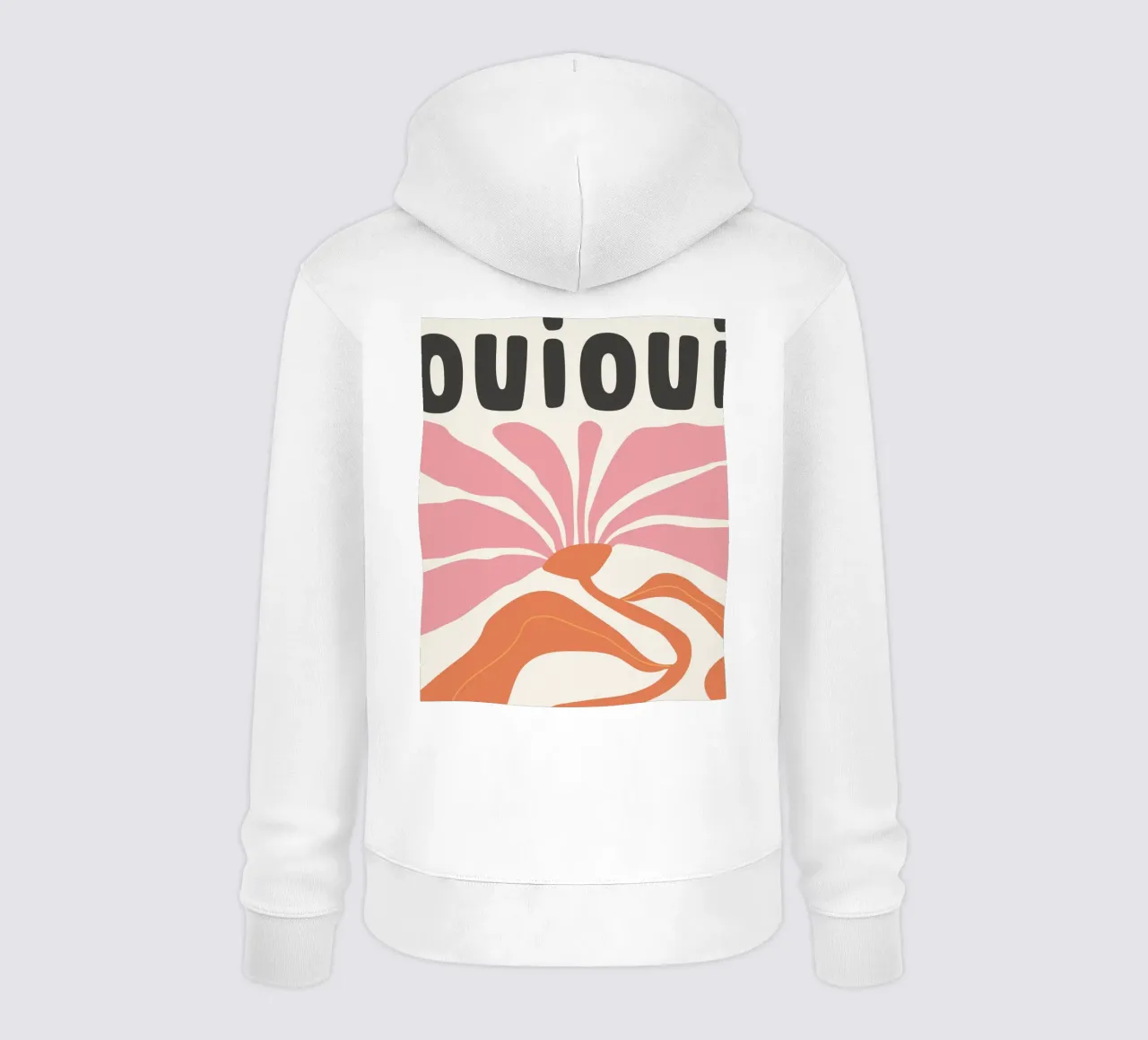 Oui Oui felpa con cappuccio da PurePeachStudio