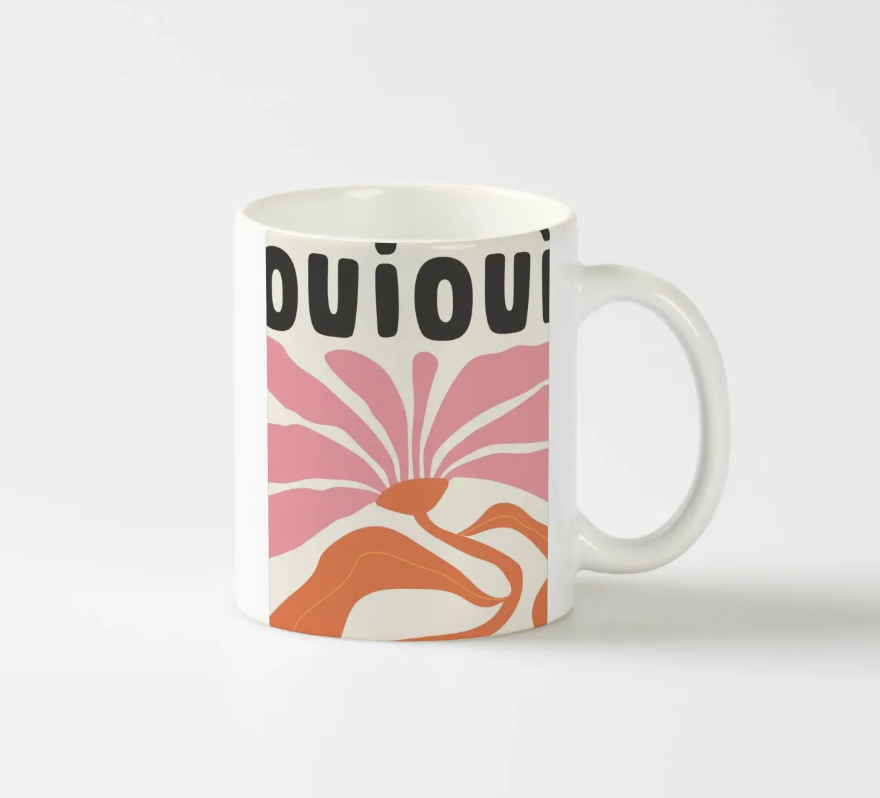 Oui Oui tazza in ceramica da PurePeachStudio