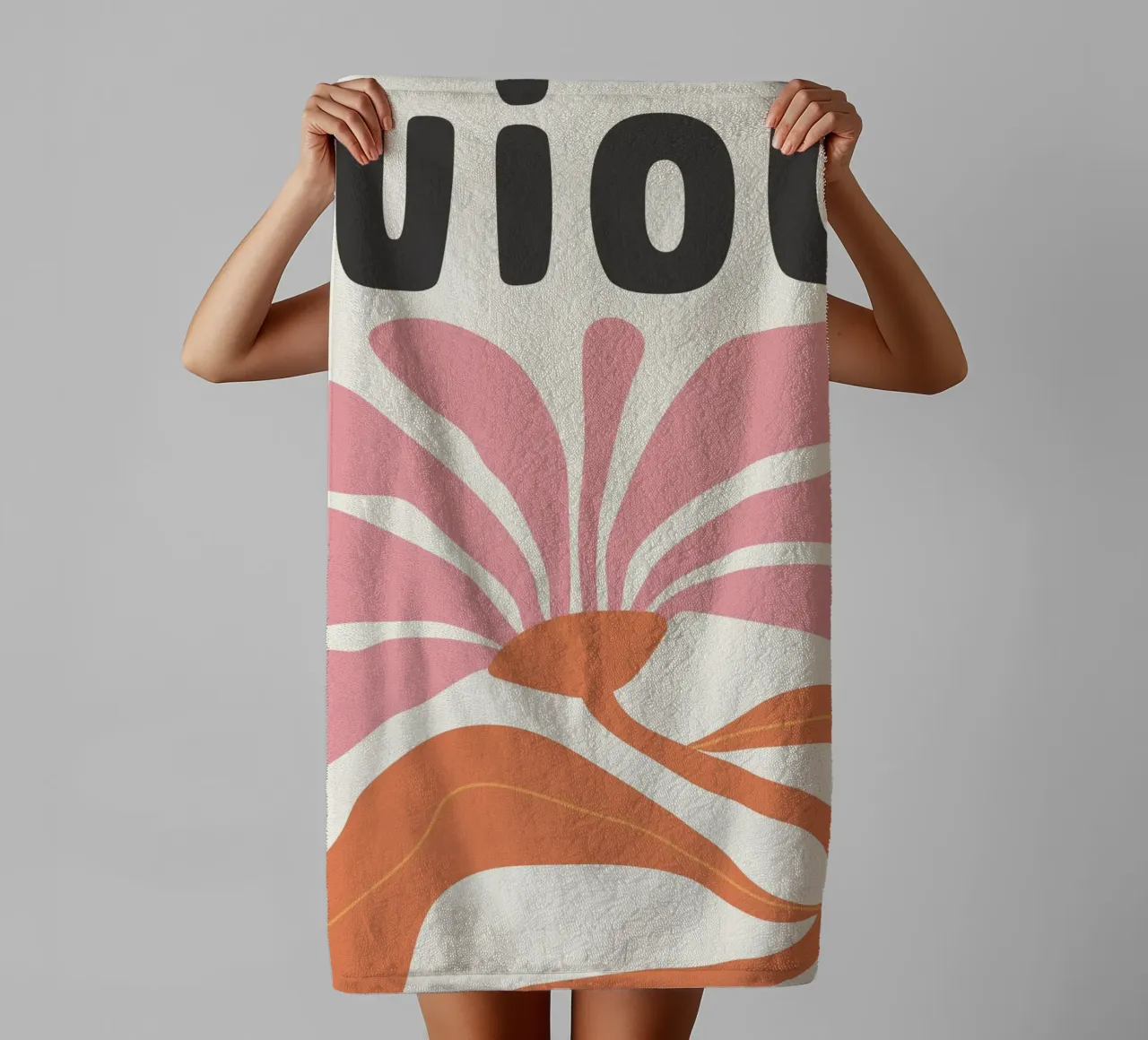 Oui Oui asciugamano da bagno da PurePeachStudio