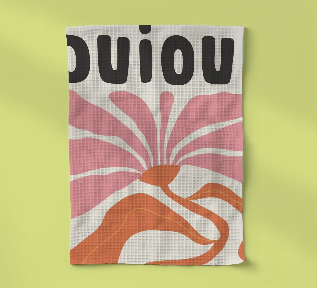 Oui Oui canovaccio da cucina da PurePeachStudio