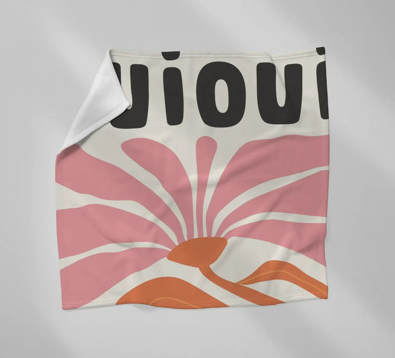 Oui Oui coperta in pile da PurePeachStudio