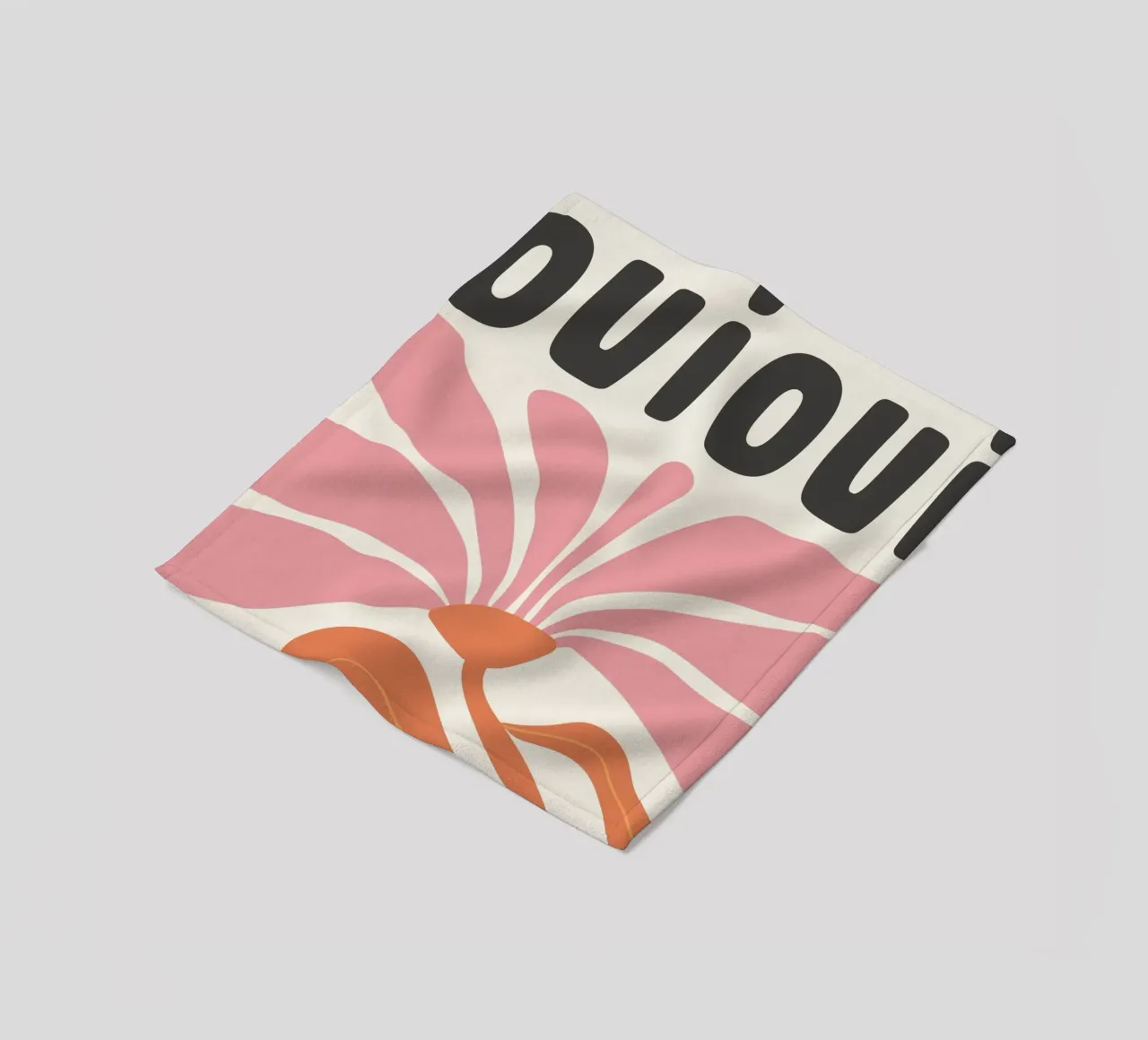 Oui Oui coperta in pile da PurePeachStudio