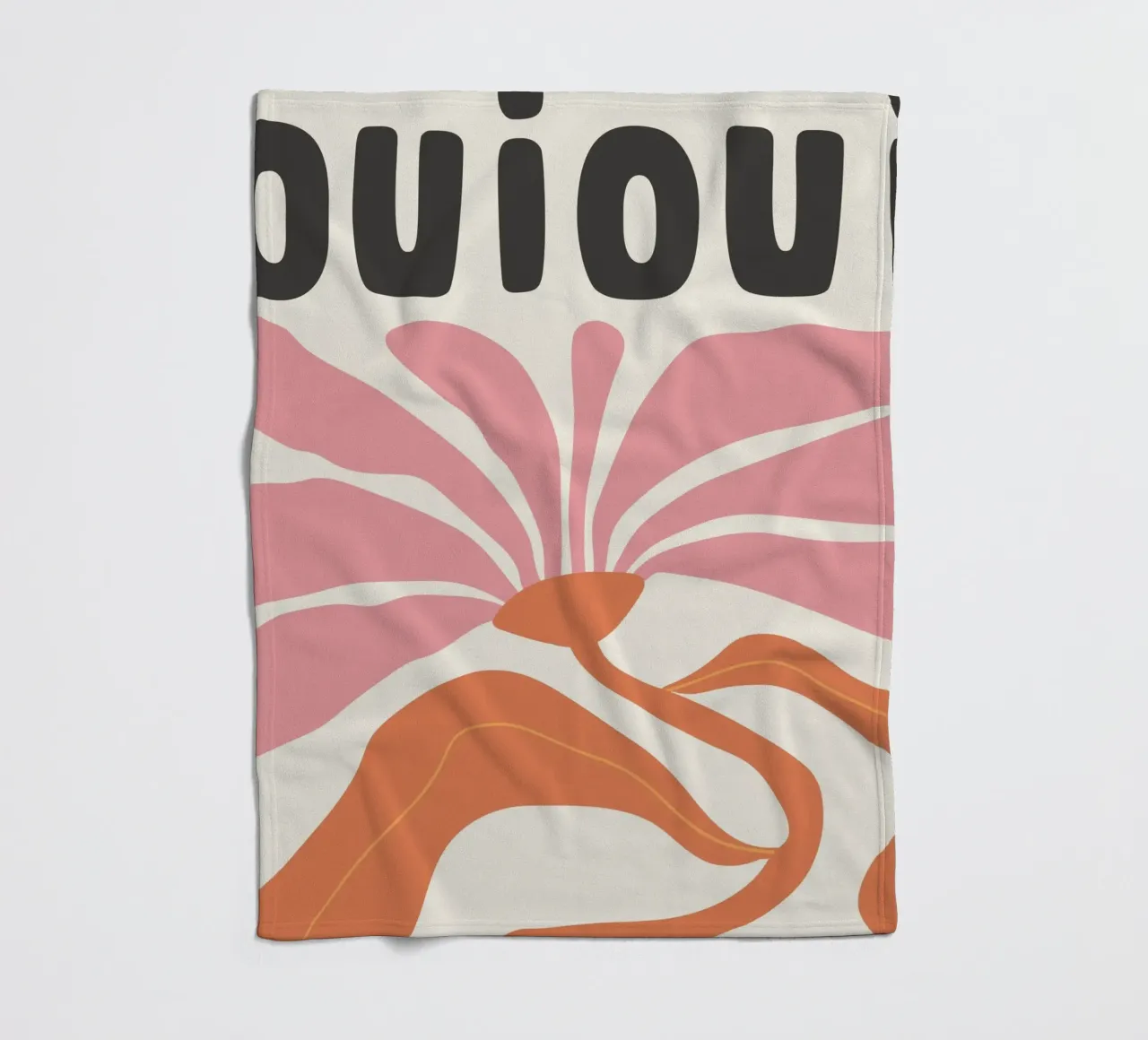 Oui Oui coperta in pile da PurePeachStudio