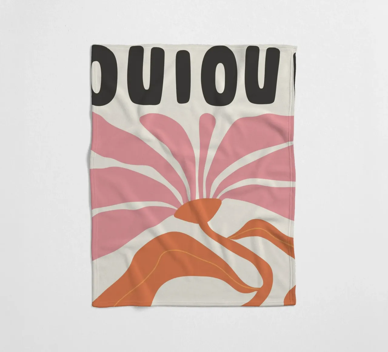 Oui Oui coperta in pile da PurePeachStudio