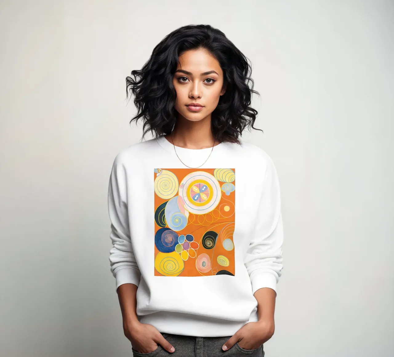 Hilma af Klint Gruppo IV, n. 3. I dieci più grandi, giovani (1907 felpa da Jolie Prints