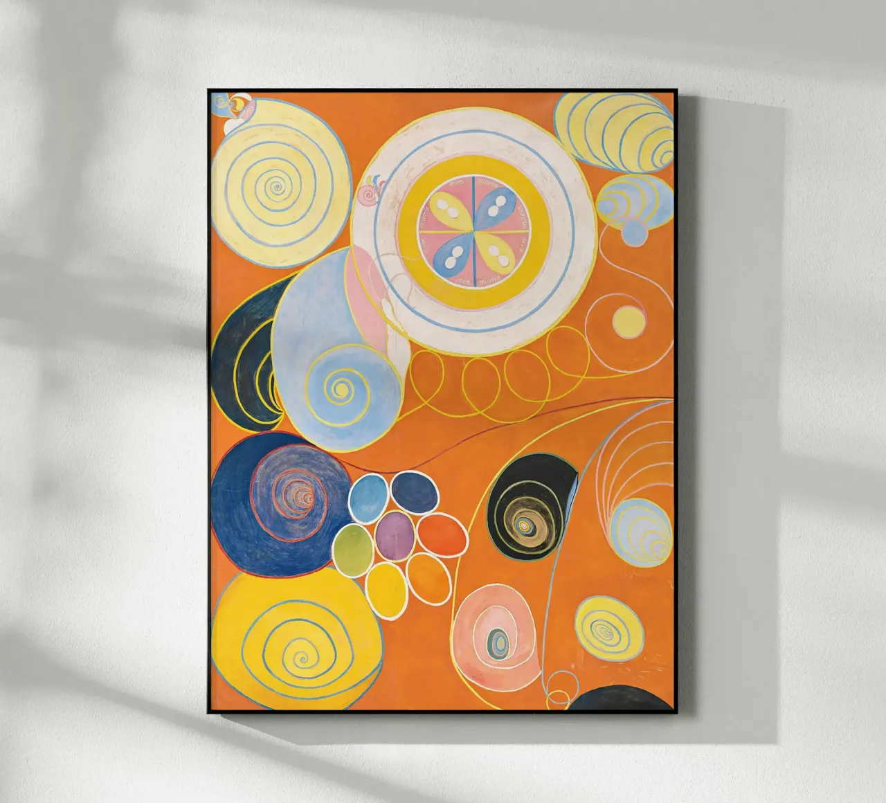 Hilma af Klint Groupe IV, n° 3. Les dix plus grands, la jeunesse (1907) plexiglas de Jolie Prints