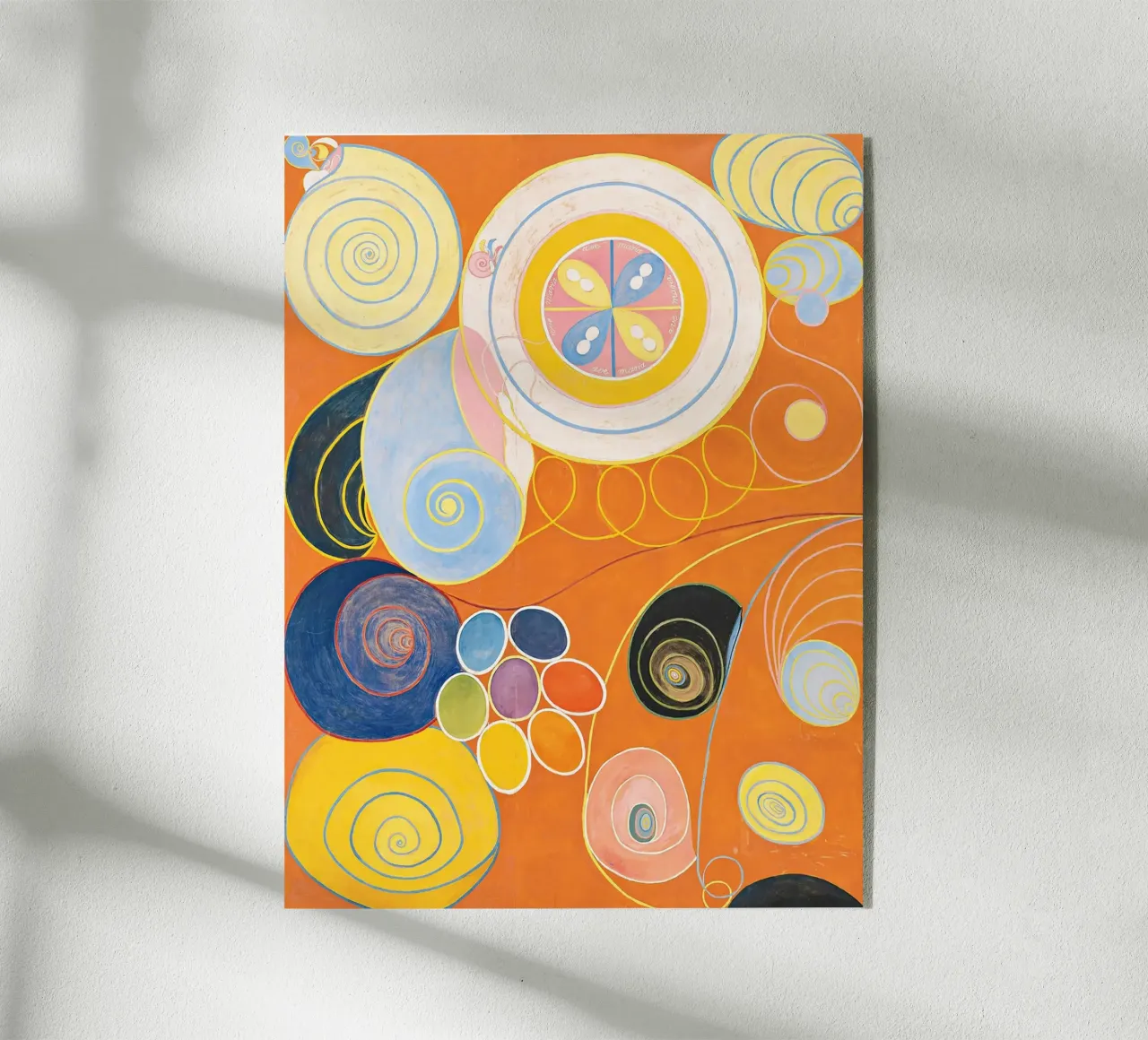 Hilma af Klint Groupe IV, n° 3. Les dix plus grands, la jeunesse (1907) plexiglas de Jolie Prints