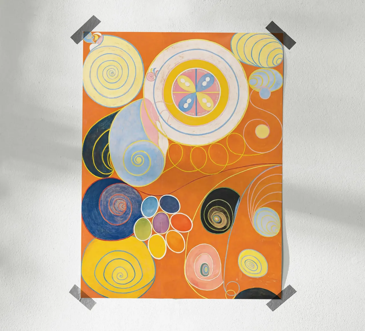 Hilma af Klint Groupe IV, n° 3. Les dix plus grands, la jeunesse (1907) hahnemühle de Jolie Prints