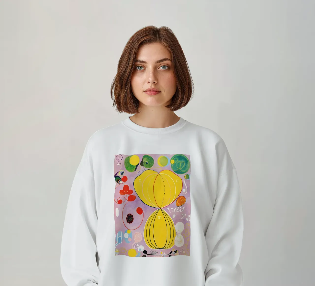 Hilma af Klint Groupe IV, n° 7, Les dix plus grands, âge adulte sweat de Jolie Prints