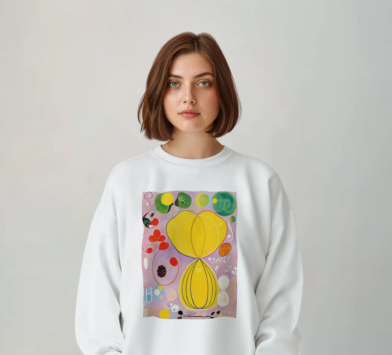 Hilma af Klint Groupe IV, n° 7, Les dix plus grands, âge adulte sweat de Jolie Prints