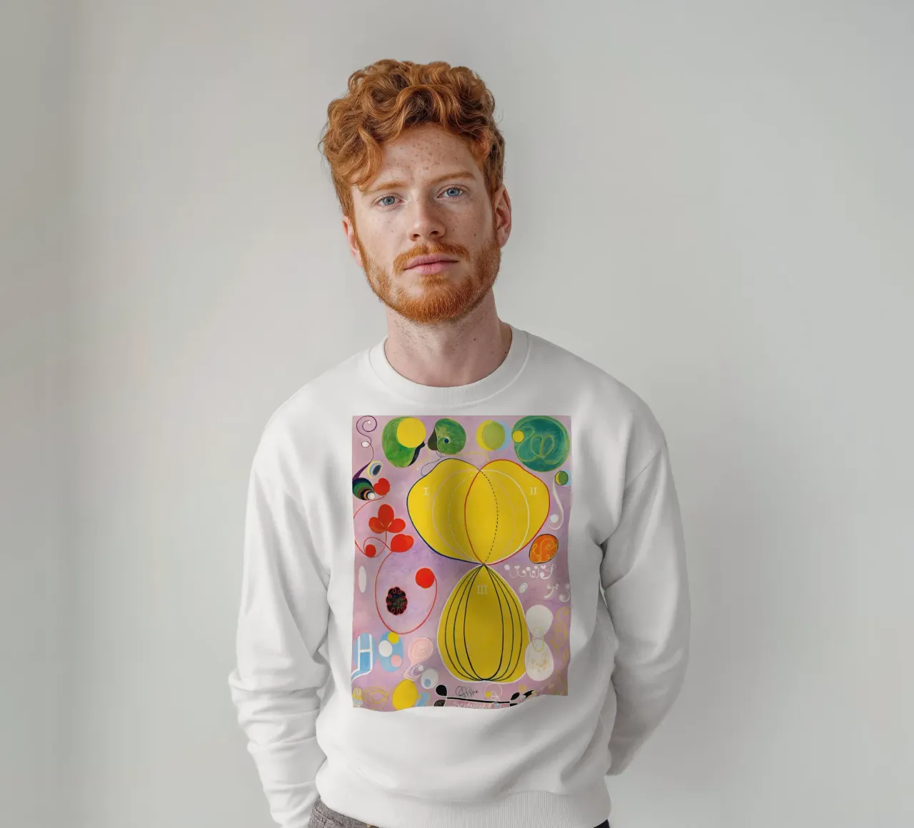 Hilma af Klint Groupe IV, n° 7, Les dix plus grands, âge adulte sweat de Jolie Prints