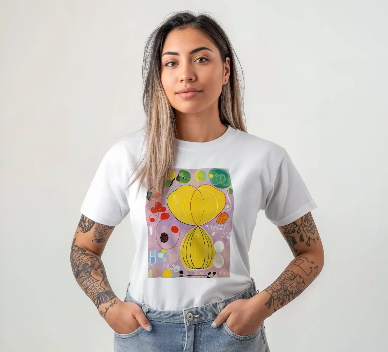 Hilma af Klint Groupe IV, n° 7, Les dix plus grands, âge adulte t-shirt de Jolie Prints