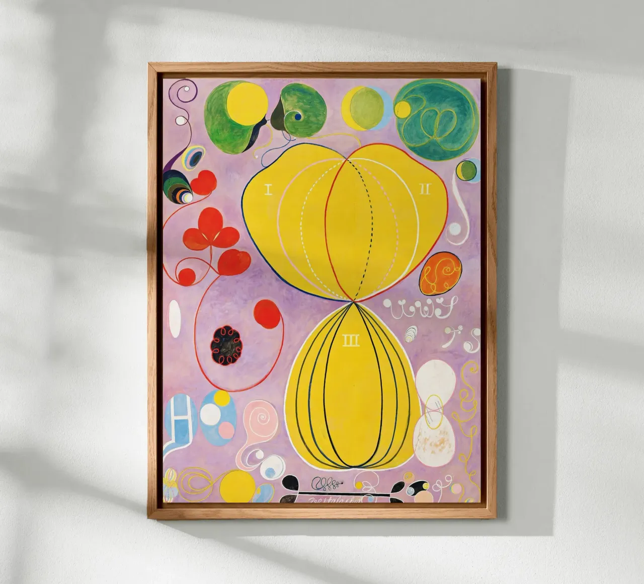 Hilma af Klint Groupe IV, n° 7, Les dix plus grands, âge adulte alu dibond de Jolie Prints