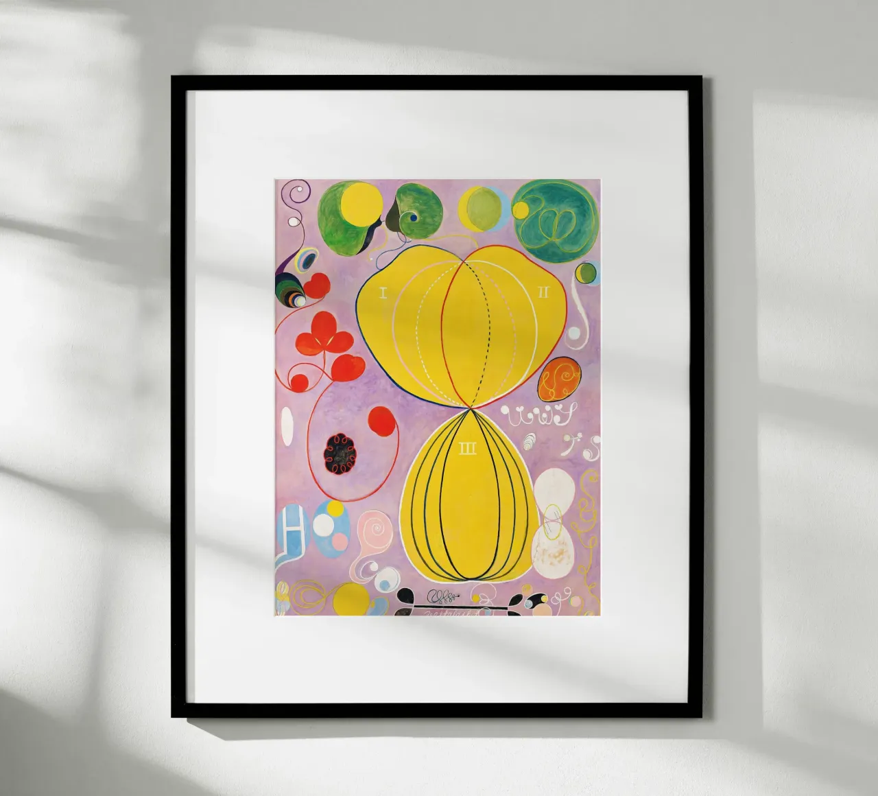 Hilma af Klint Groupe IV, n° 7, Les dix plus grands, âge adulte hahnemühle de Jolie Prints