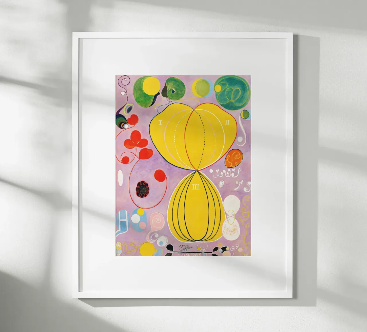 Hilma af Klint Groupe IV, n° 7, Les dix plus grands, âge adulte hahnemühle de Jolie Prints