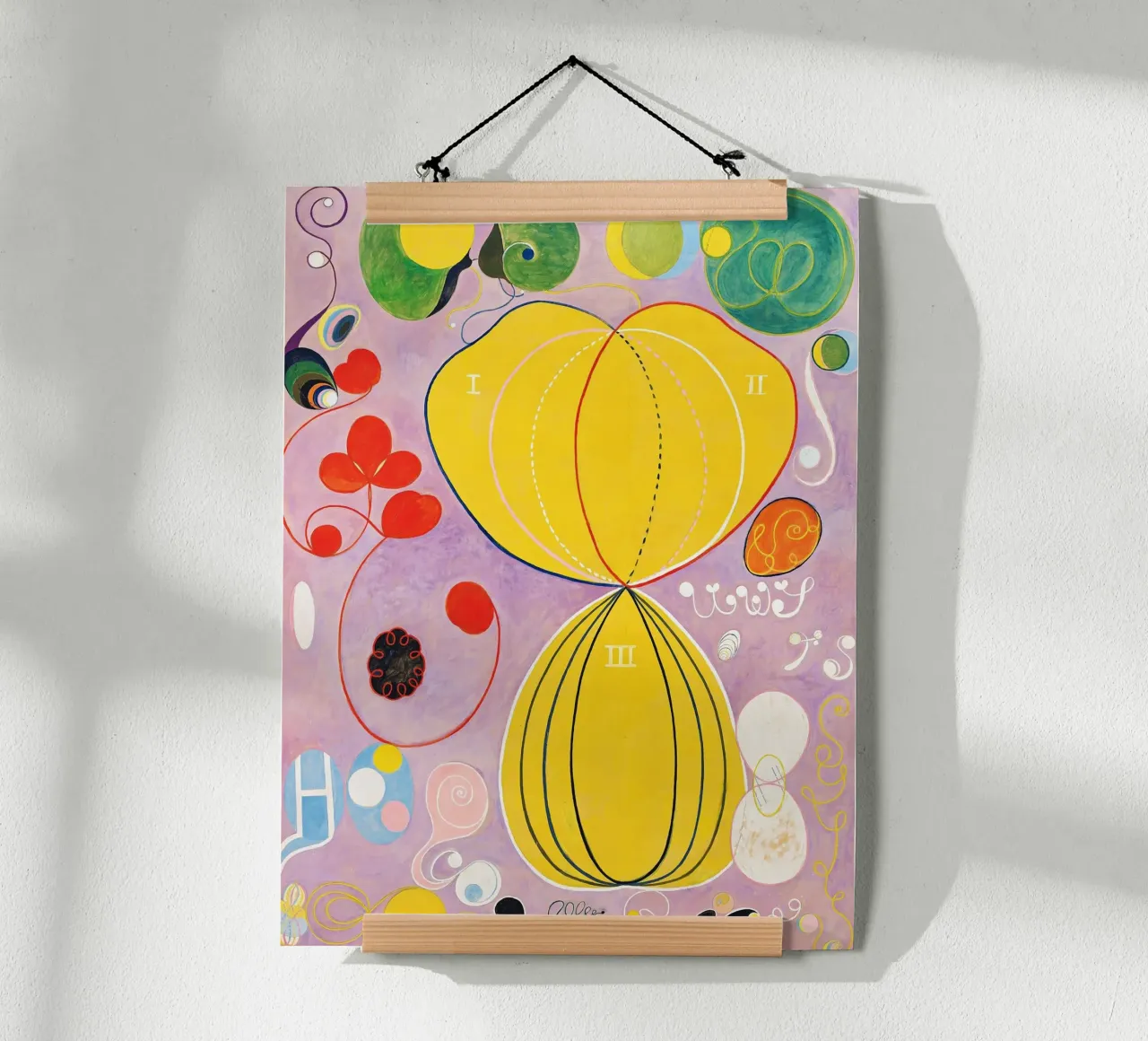 Hilma af Klint Groupe IV, n° 7, Les dix plus grands, âge adulte hahnemühle de Jolie Prints