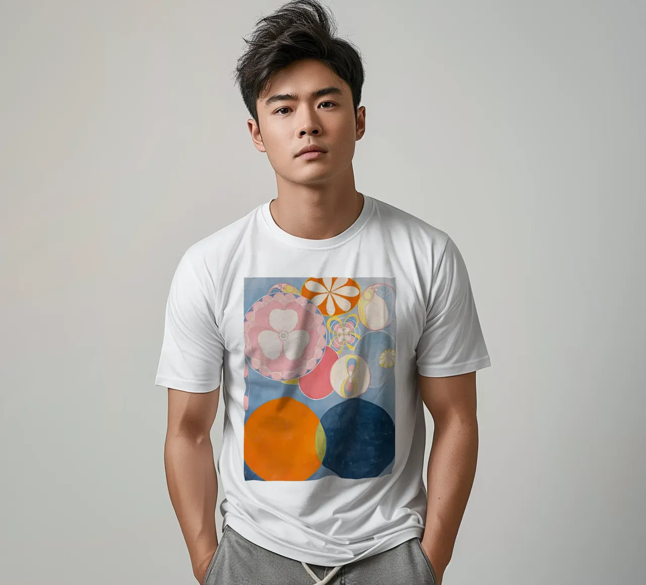 Hilma af Klint I dieci più grandi, n. 2, Infanzia (1907) t-shirt da Venus Art