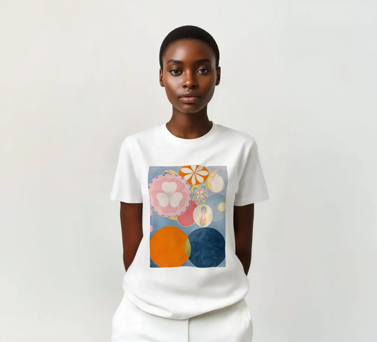 Hilma af Klint I dieci più grandi, n. 2, Infanzia (1907) t-shirt da Venus Art