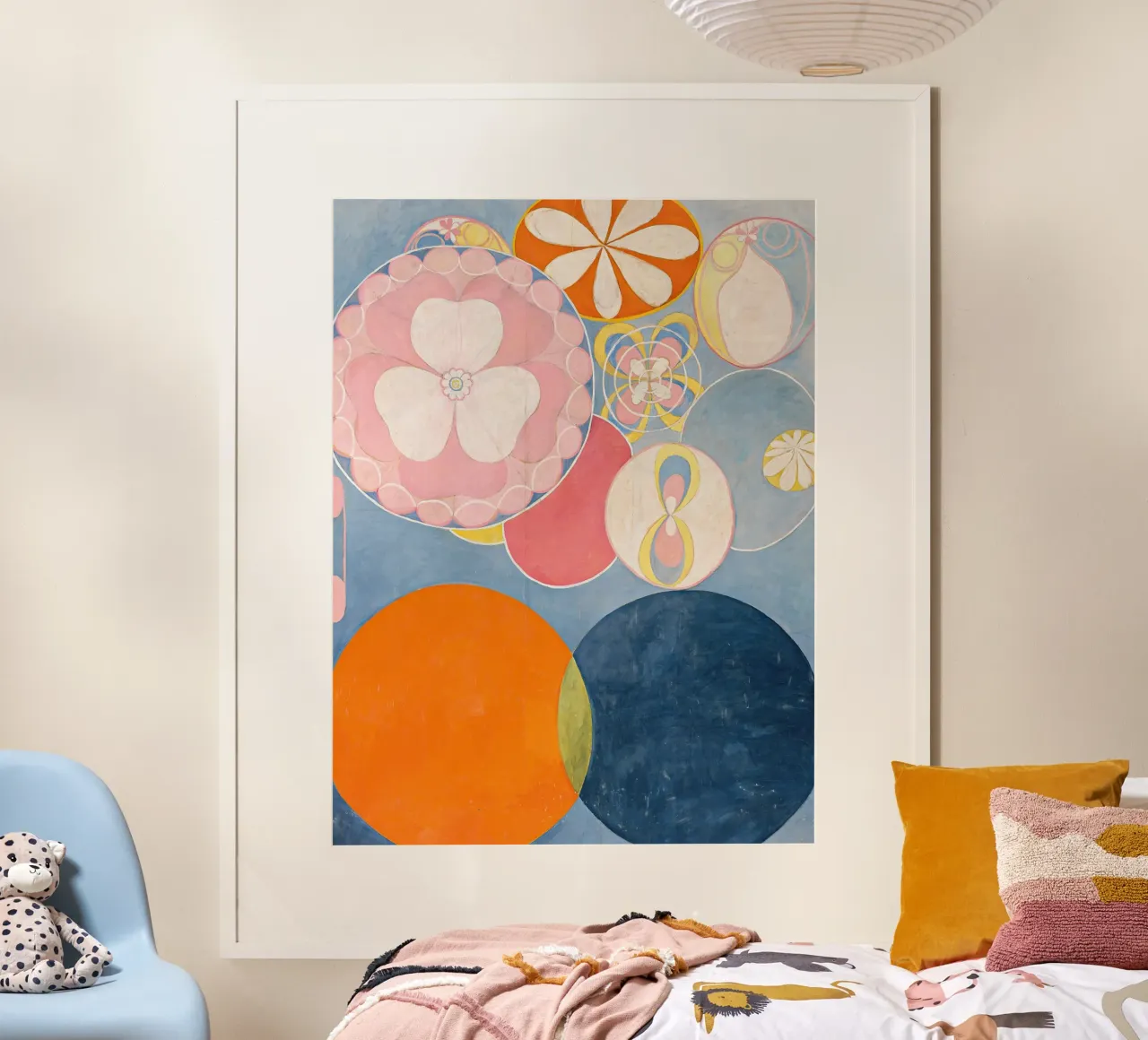 Hilma af Klint I dieci più grandi, n. 2, Infanzia (1907) carta hahnemühle da Venus Art