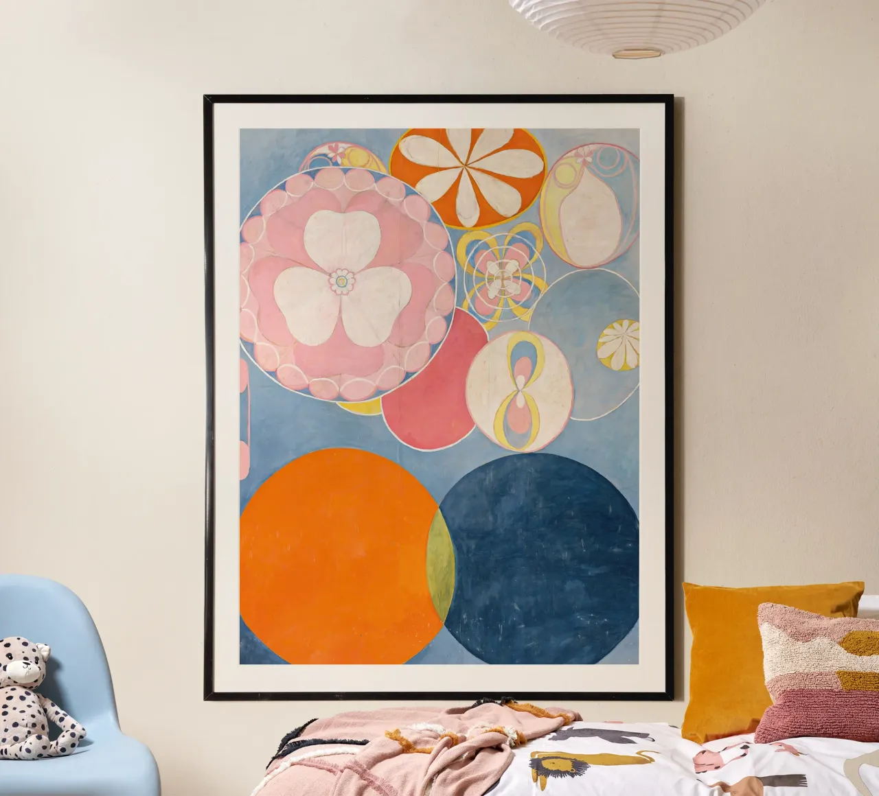 Hilma af Klint I dieci più grandi, n. 2, Infanzia (1907) carta hahnemühle da Venus Art
