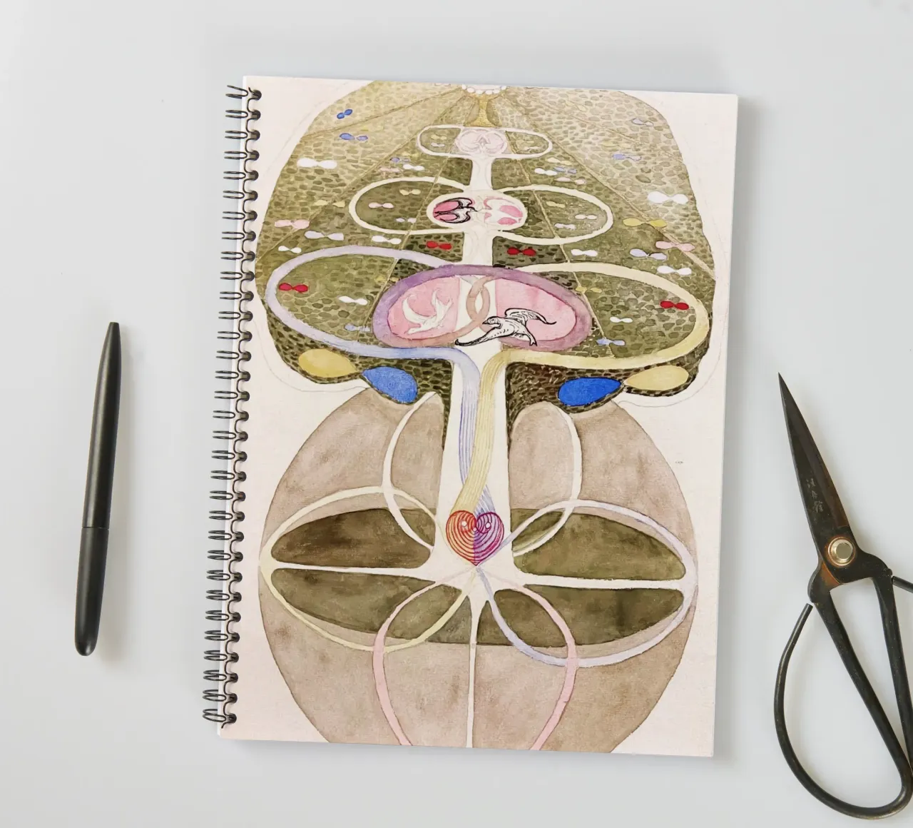 Hilma af Klint Tree of Knowledge No. 1 spiral notebook by Venus Art
