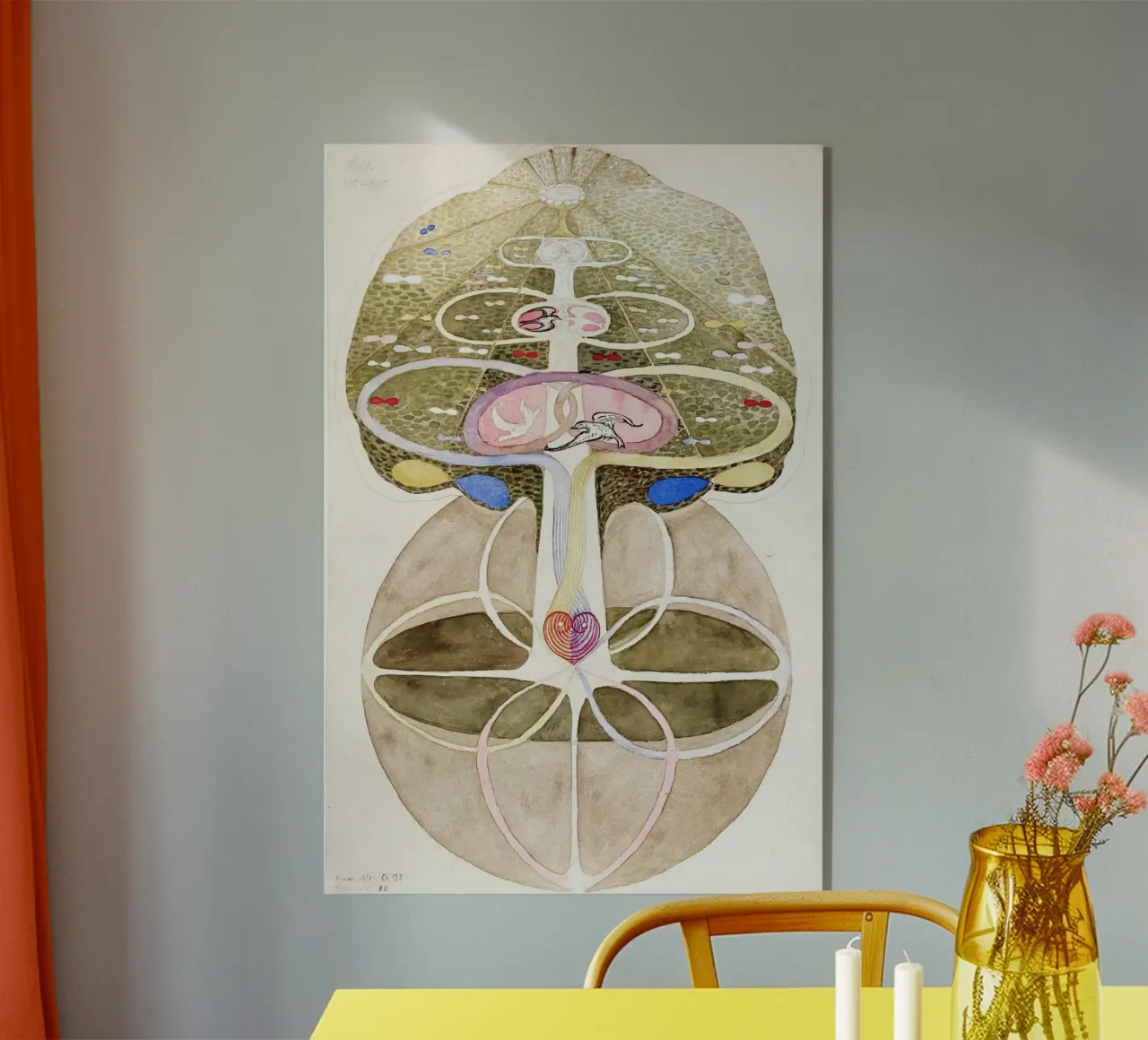 Hilma af Klint L'albero della conoscenza n. 1 plexiglass da Venus Art