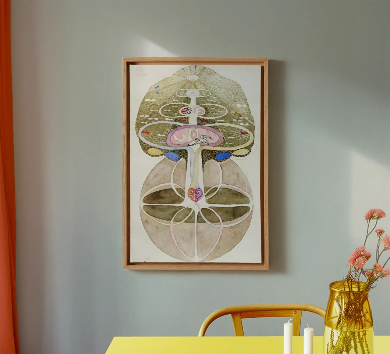 Hilma af Klint L'albero della conoscenza n. 1 tela da Venus Art