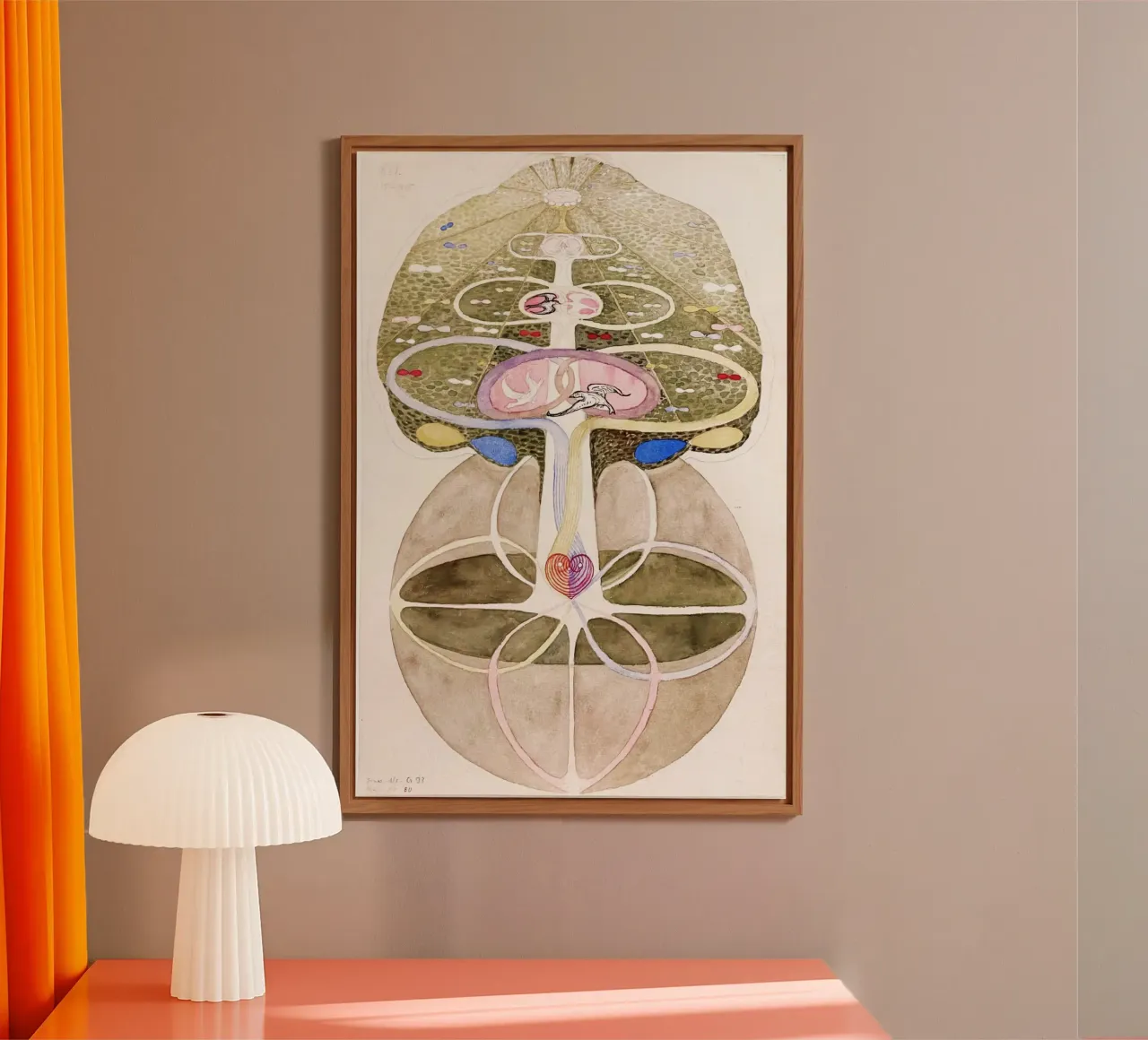 Hilma af Klint L'albero della conoscenza n. 1 alluminio dibond da Classic Art Prints