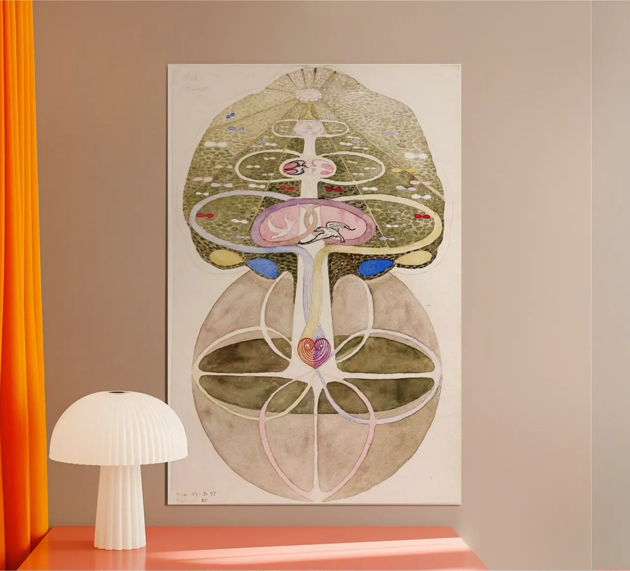 Hilma af Klint Tree of Knowledge No. 1 hahnemühle by Classic Art Prints