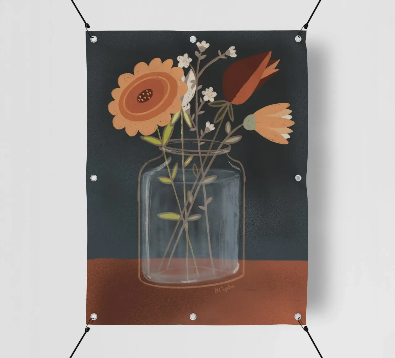 Fiori d'autunno telo in pvc da Beeeplan