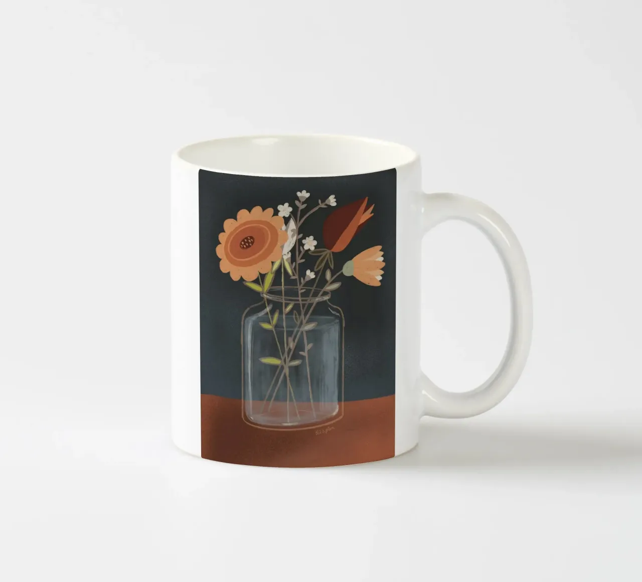 Fiori d'autunno tazza in ceramica da Beeeplan