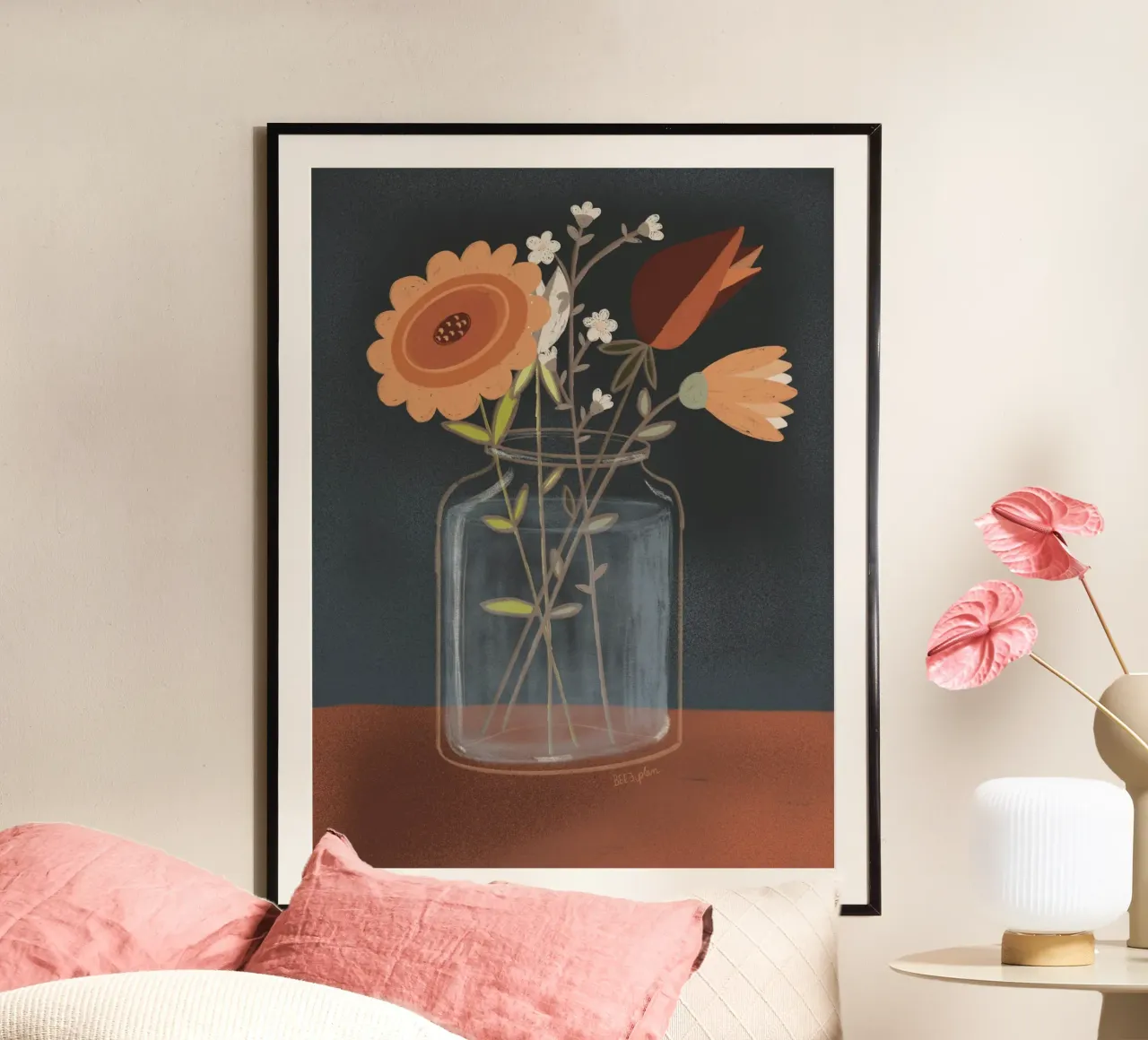 Fiori d'autunno carta hahnemühle da Beeeplan