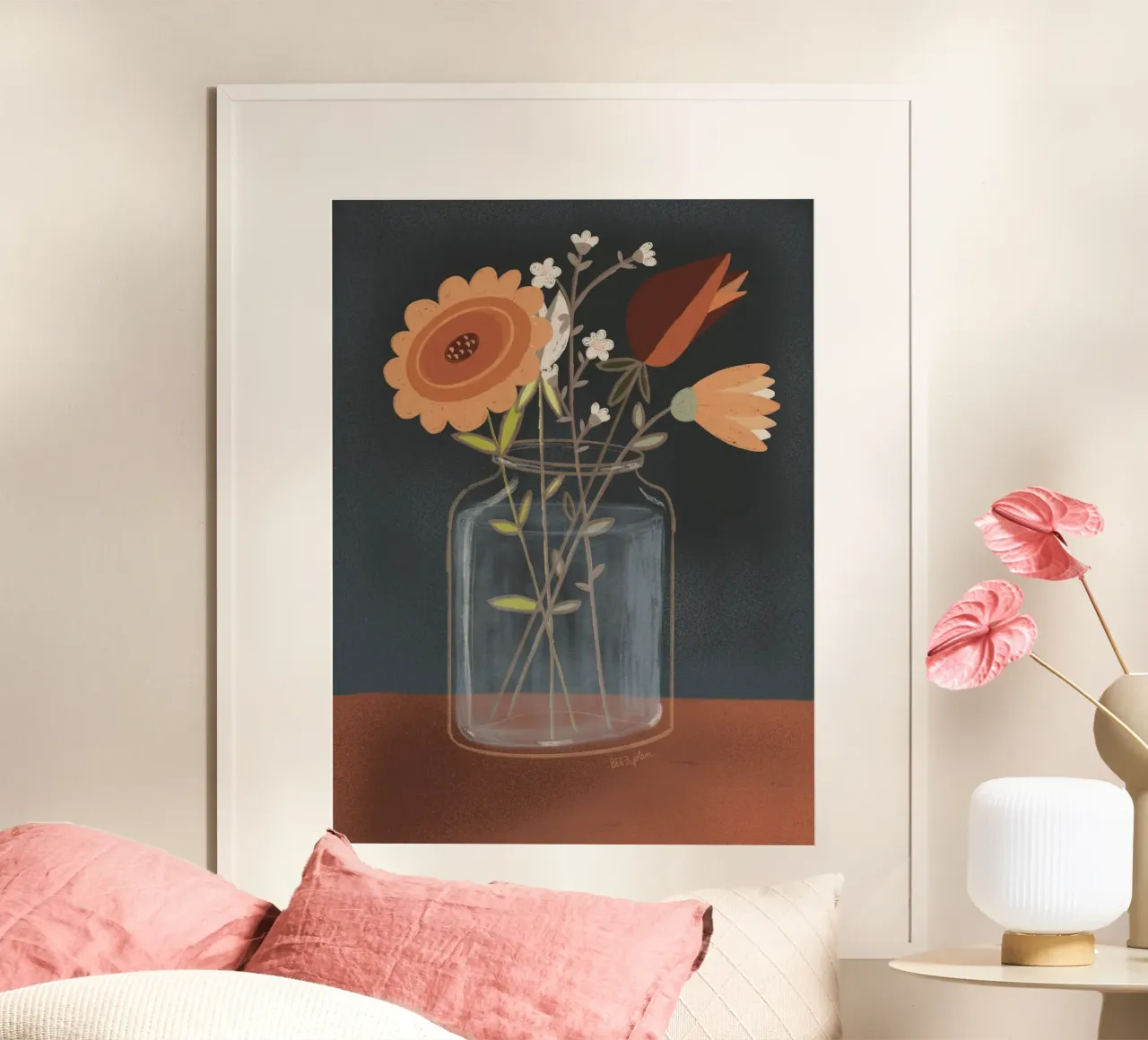 Fiori d'autunno carta hahnemühle da Beeeplan