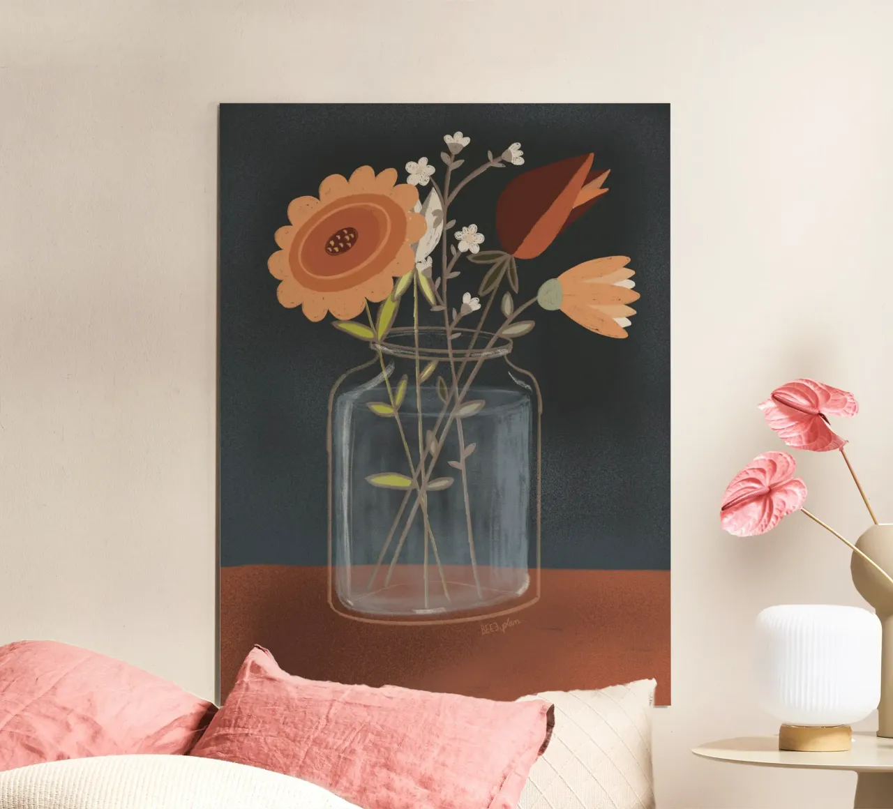 Fiori d'autunno carta hahnemühle da Beeeplan