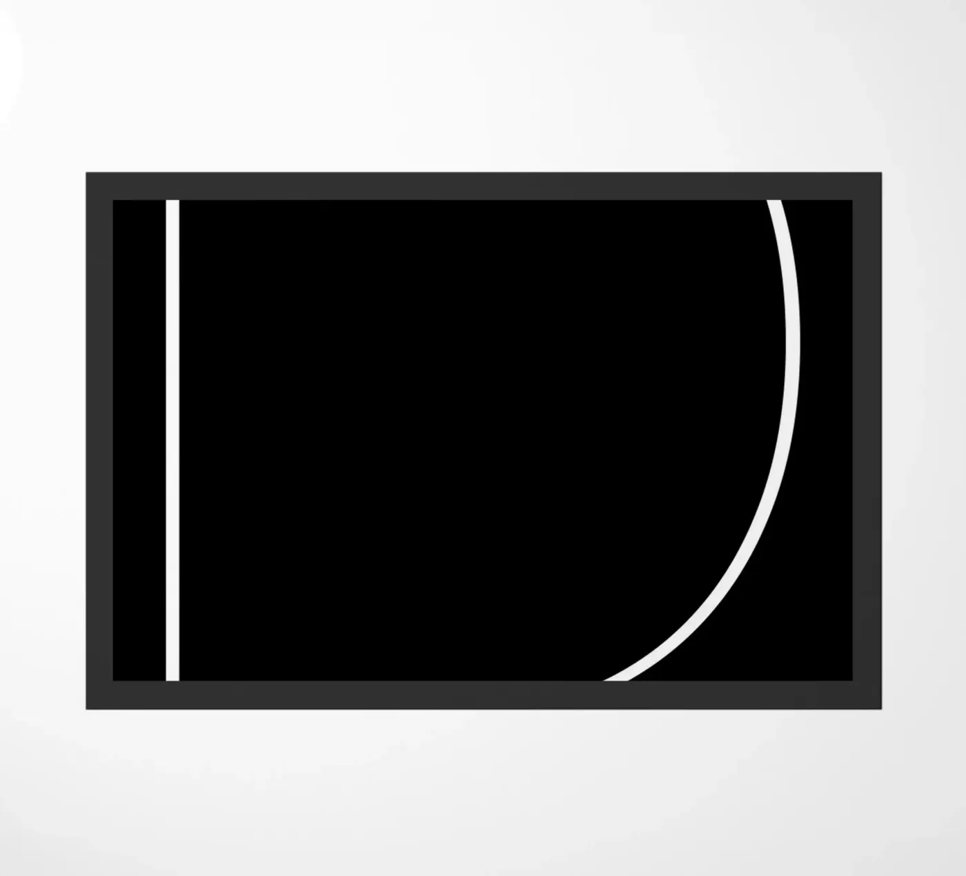 DORTMUND -  black doormat by CityLights