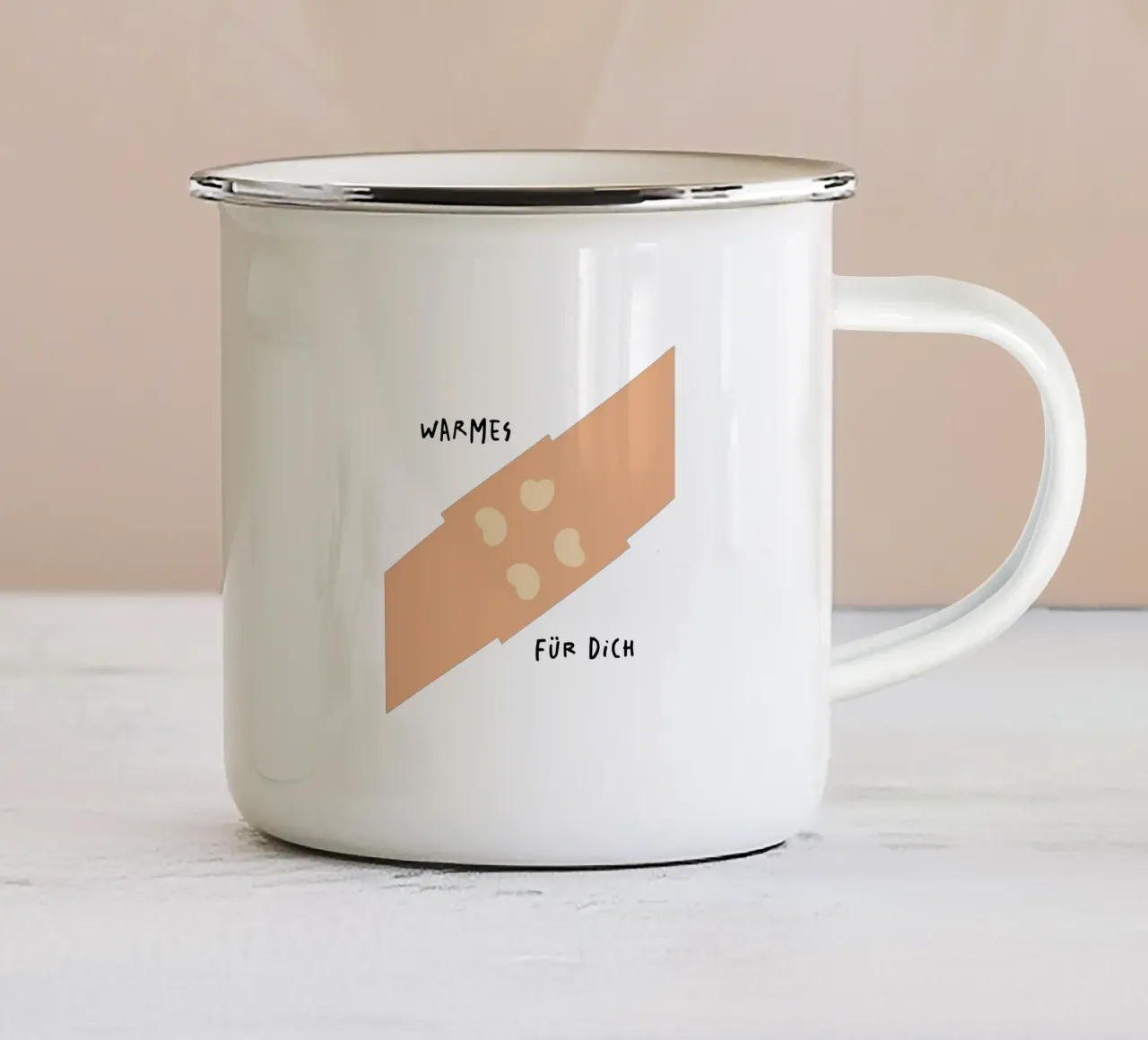 warmes Pflaster für dich tazza in smalto da FRICKE DESIGN