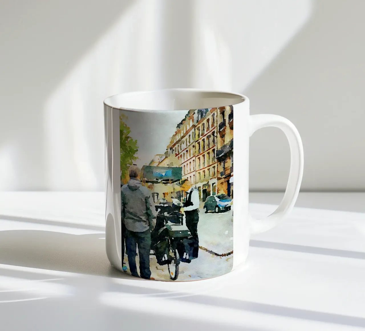 A Parigi tazza in ceramica da Massimo Frascogna