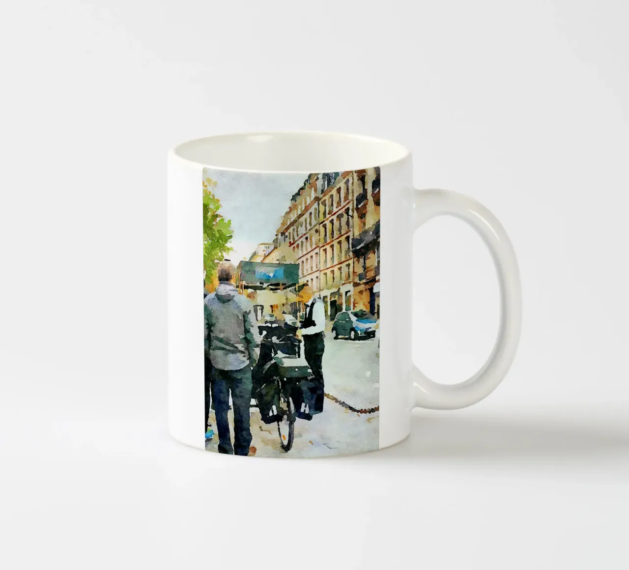 A Parigi tazza in ceramica da Massimo Frascogna