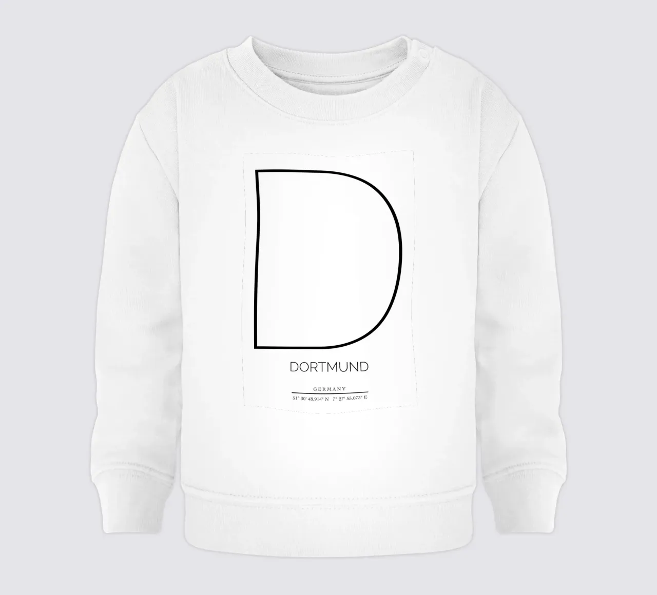 DORTMUND -  white baby sweatshirt by CityLights
