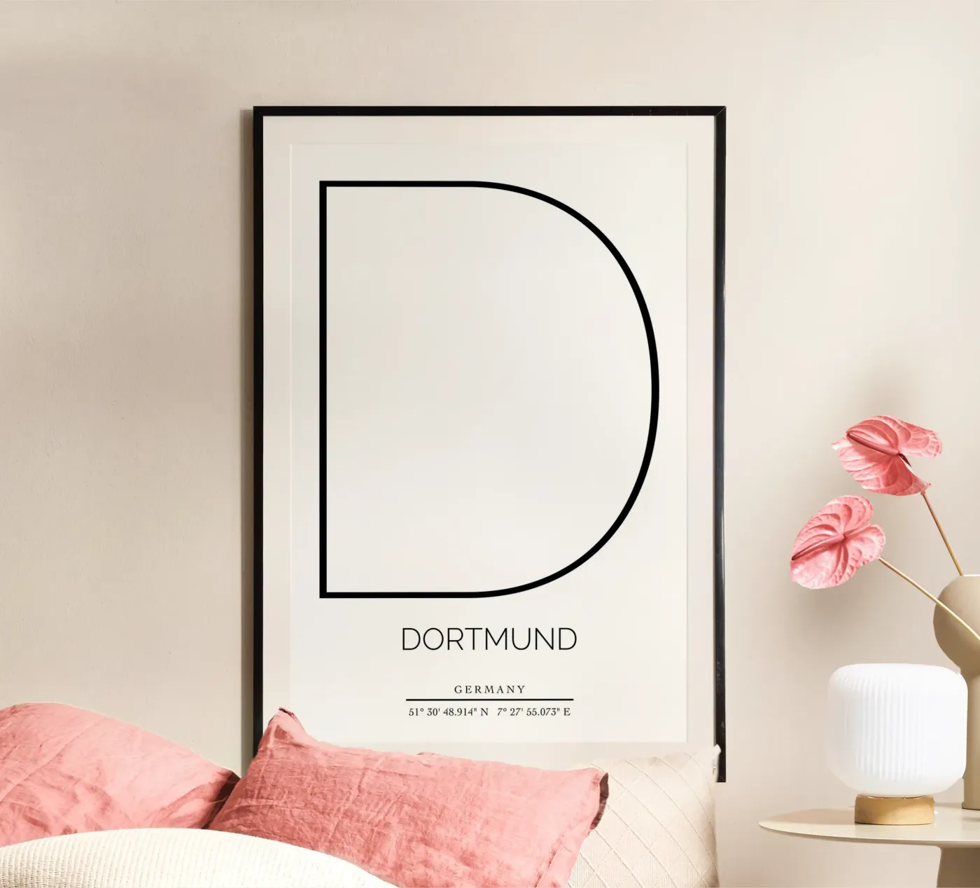 DORTMUND -  white poster da CityLights